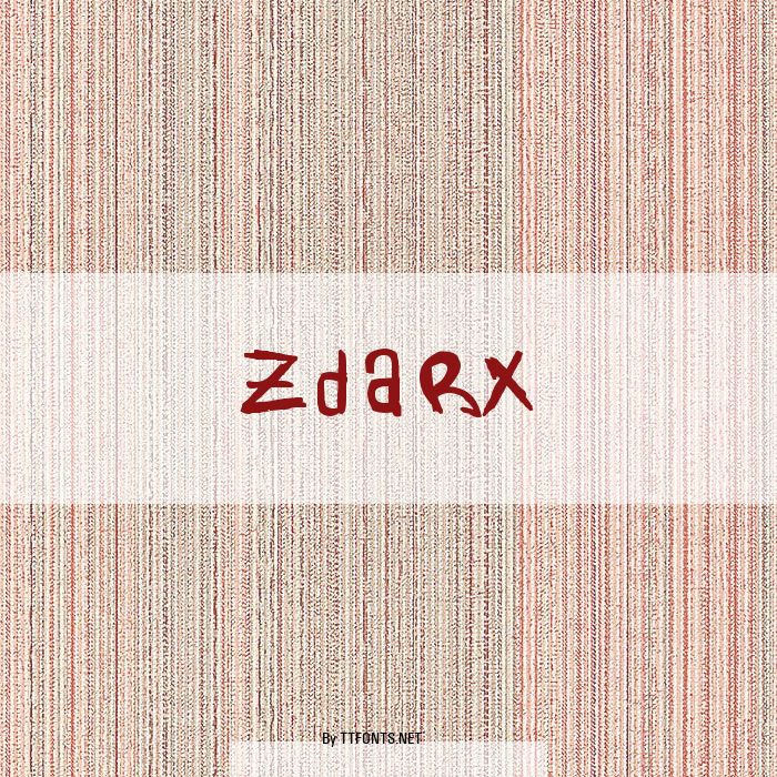 Zdarx example